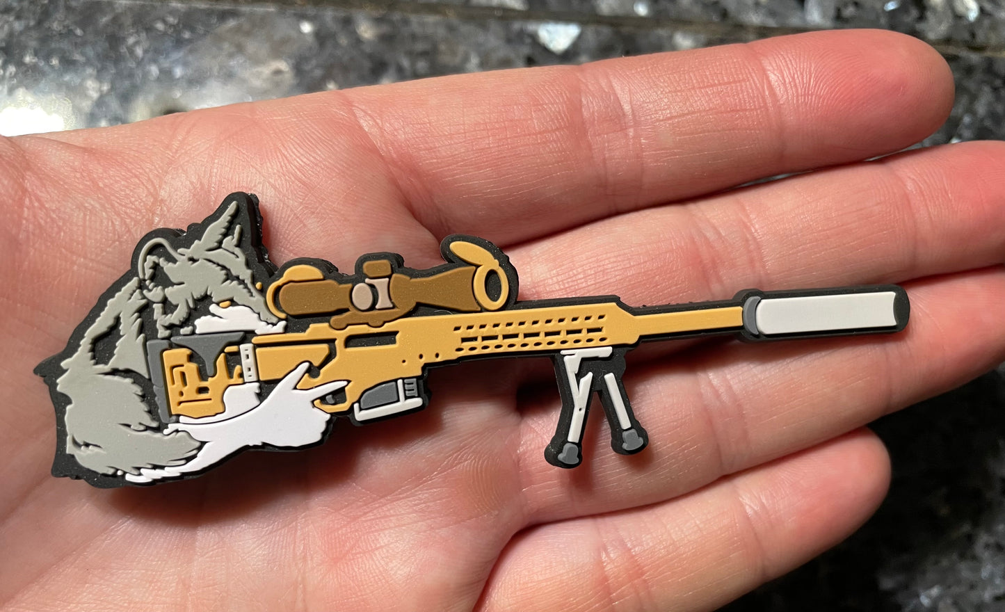 MRADwolf Sniper Wolf PVC Morale Patch