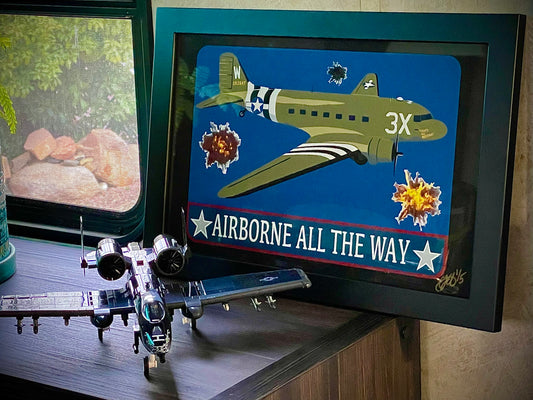 C47 “Airborne All The Way” Limited Edition Matte Print Poster 11x17